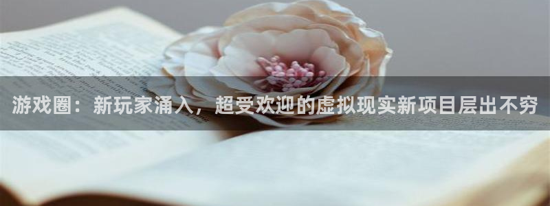 赢咖娱乐登陆测速：游戏圈：新玩家涌入，超受欢迎的虚拟现实新项