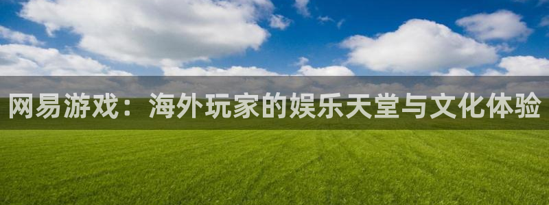 赢咖6登录3.8.2.2.2.3看：网易游戏：海外玩家的娱乐